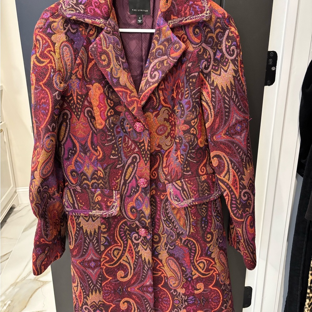 The Limited Multicolor Paisley Blazer